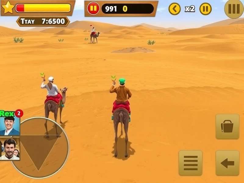 Royal Camel Race Game Controls