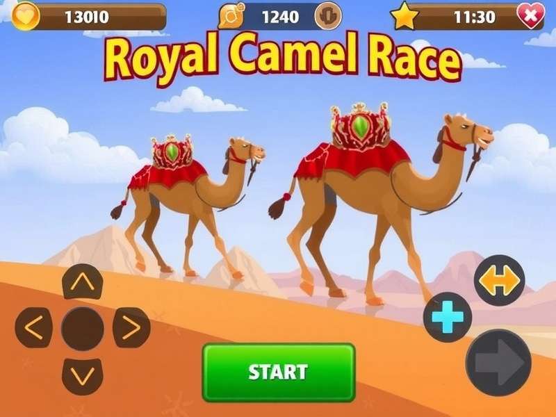 Royal Camel Race Gameplay Screenshot